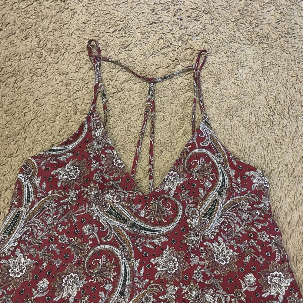 Lush Flowy Backless Spaghetti Strap Mini Relaxed-Fit V-Neck Sun Dress - Image 3