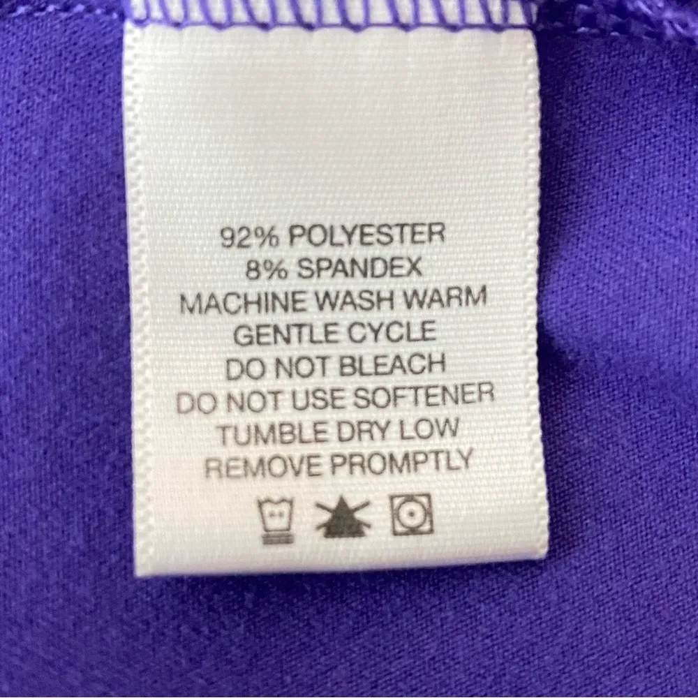 EASTERN MOUNTAIN SPORTS “Techwick” purple 1/2 zip with thumbholes. Small. EUC - Image 12