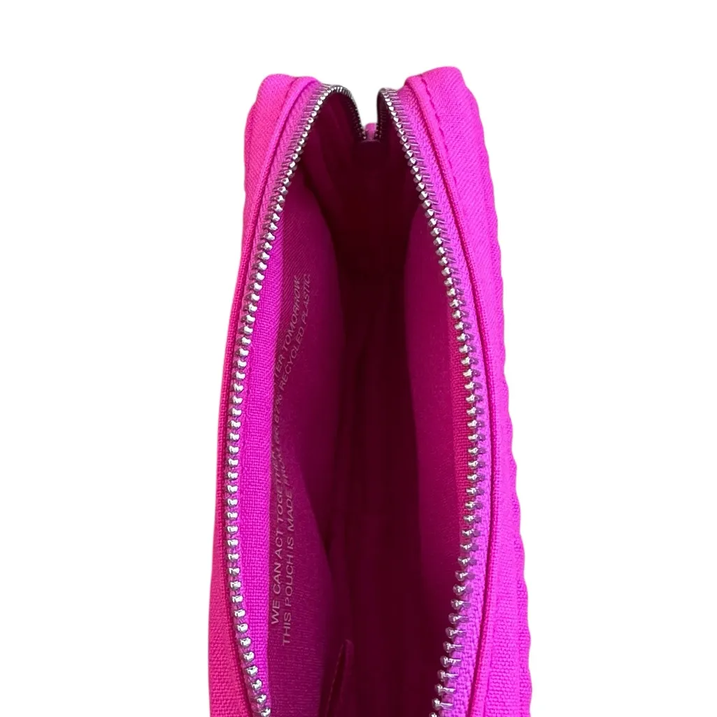 Valentino V Logo Studded Mini Clutch Pouch Bag Hot Pink Fuchsia - Image 7