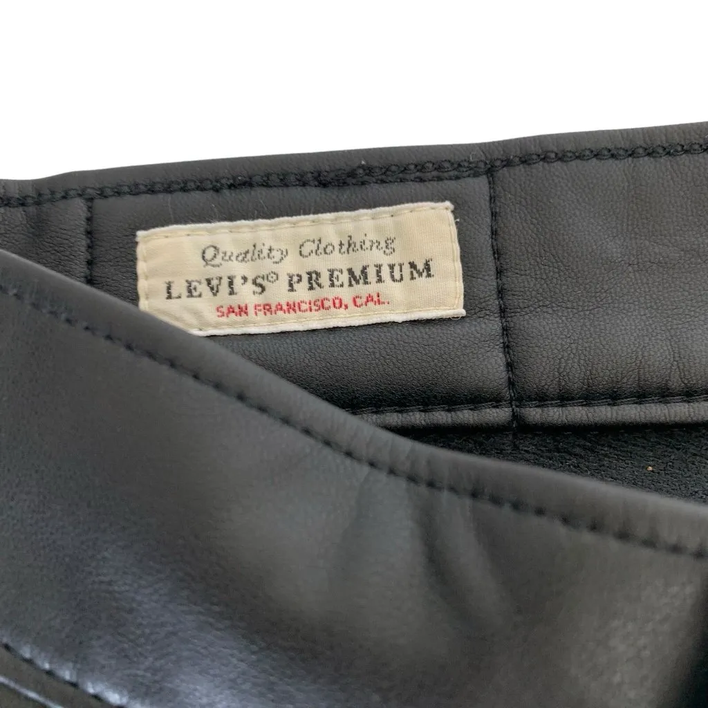 Levis 720 High Rise Skinny Pants 28 Black Ankle Slim Chic Stretch - Image 4