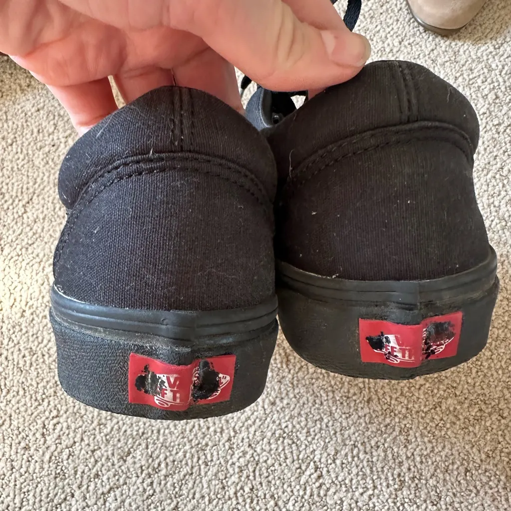 Vans Old Skool low top sneakers black 10.5 - Image 3