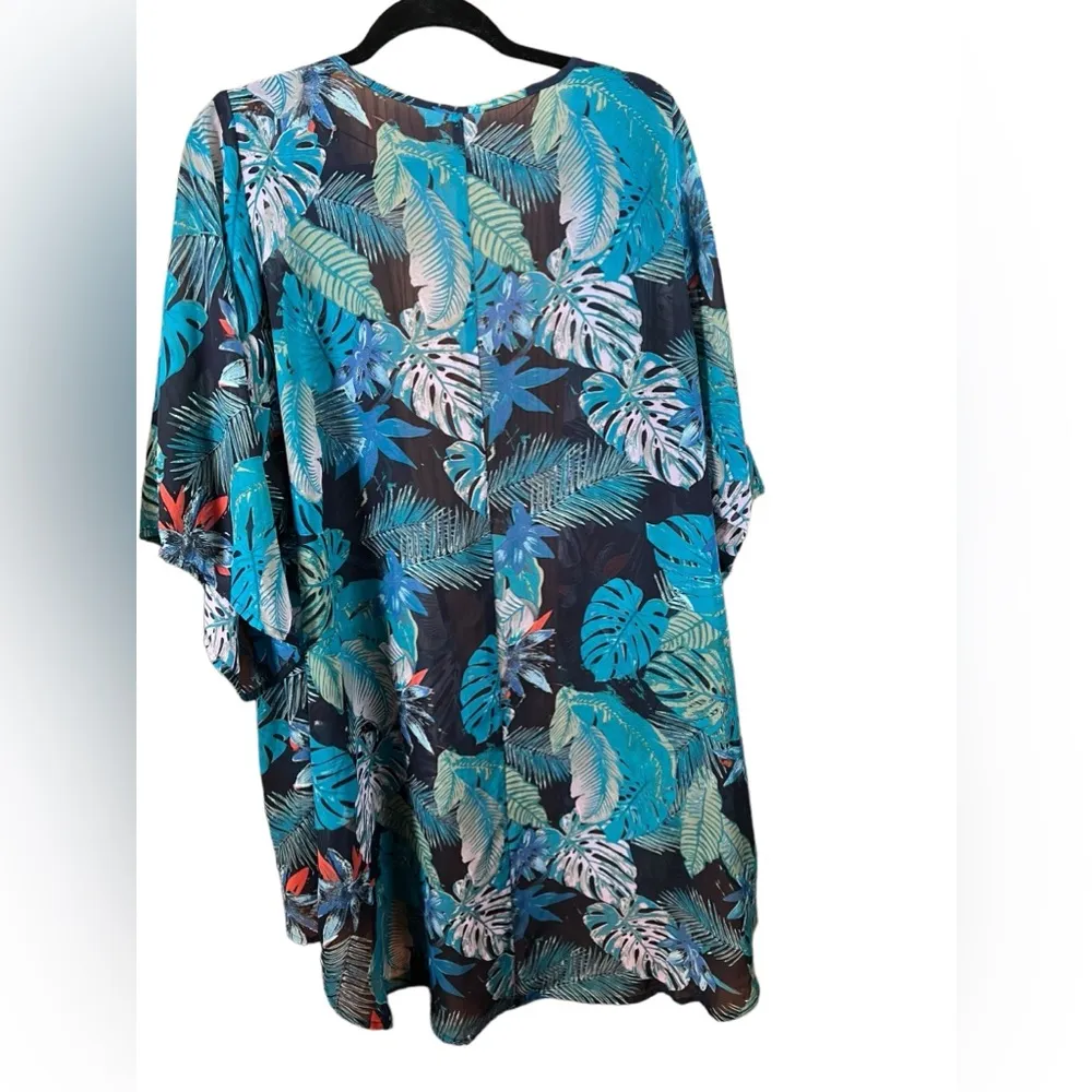Mudd Tropical kimono cardigan women’s size medium - Image 2