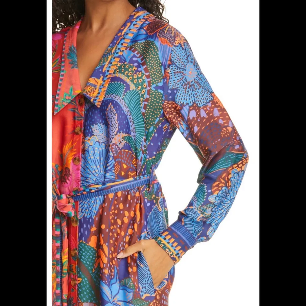 Farm Rio Mixed Print Maxi Dress - Image 4
