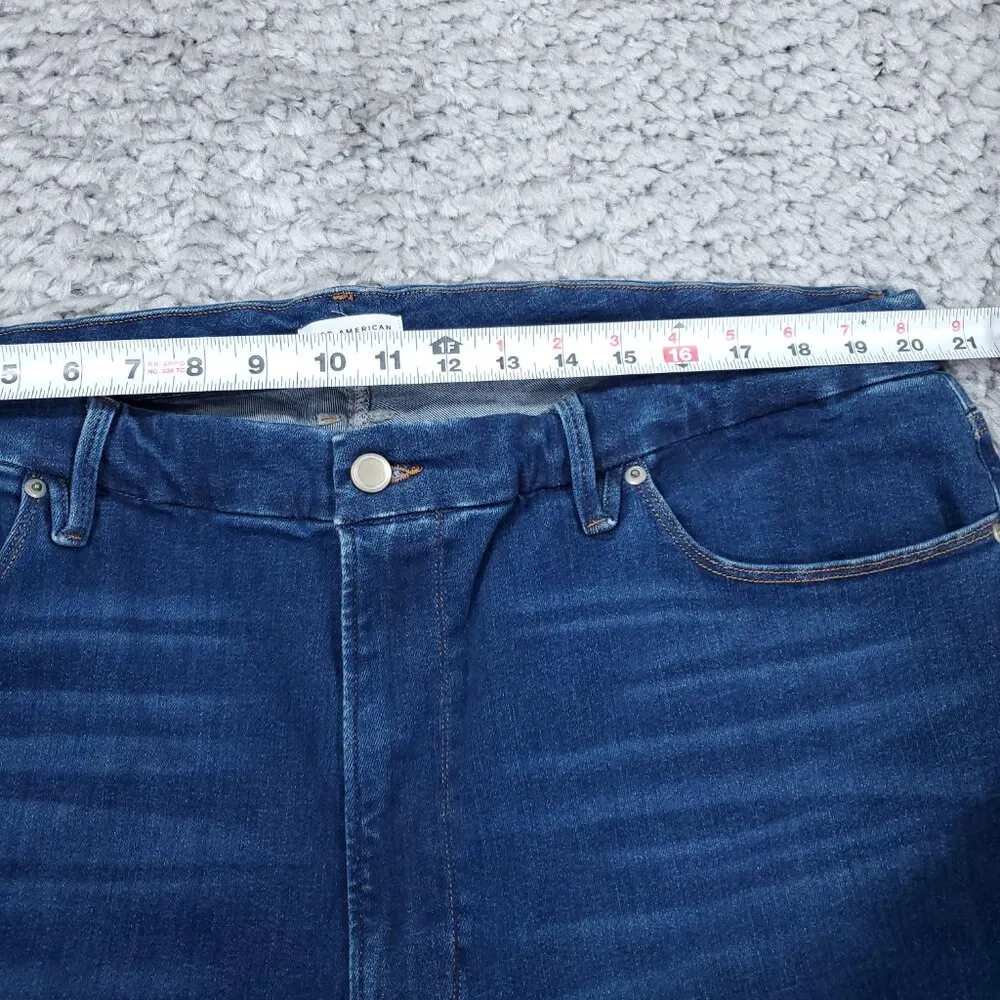 Good American Always Fits Good Legs Ankle Skinny Jeans Distressed Size 28-32 - Image 9