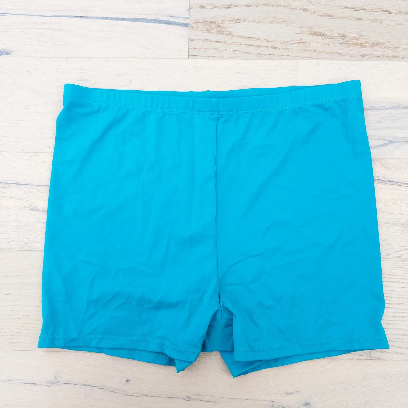 Kim Gravel x Swimsuits‎ For All Womens Tankini Set Size 14 Aqua Modest Sporty Blue - Image 4