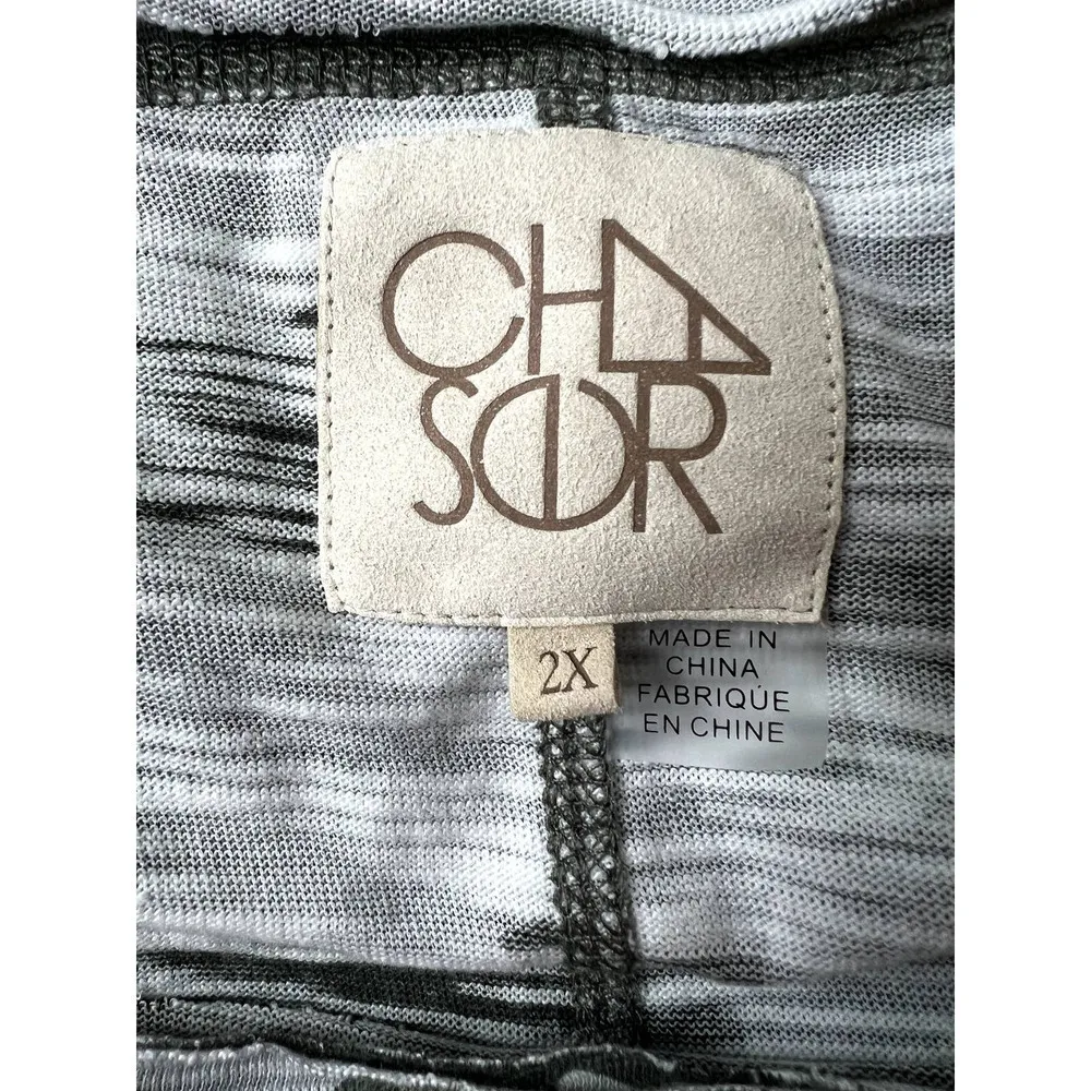 Chaser Cozy Slubbed Camo Print Long Sleeve T-Shirt Plus Size 2X NWT - Image 4