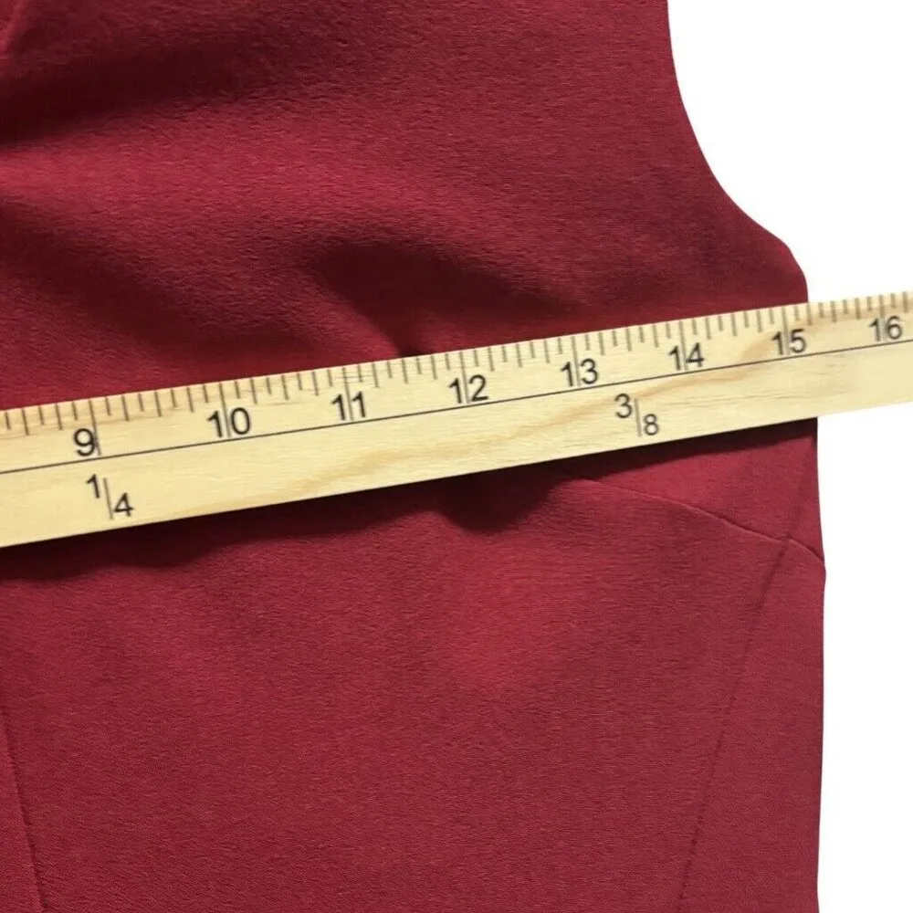 MM Lafleur New York Women Annie 2.0 Dress Sleeveless Crimson Red Size 2 - Image 6