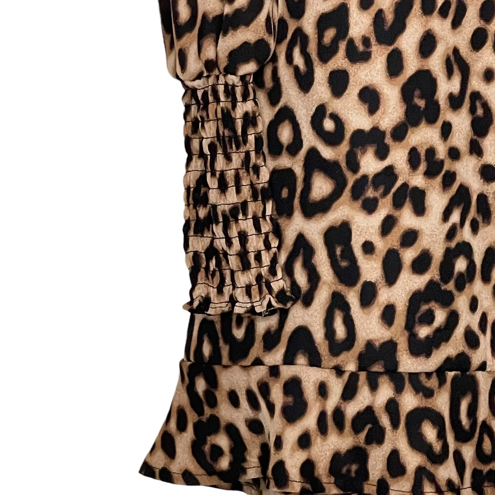 Francesca's Mi Ami Womens Slip Dress Size XXS Brown Leopard Cheetah‎ Print New - Image 4