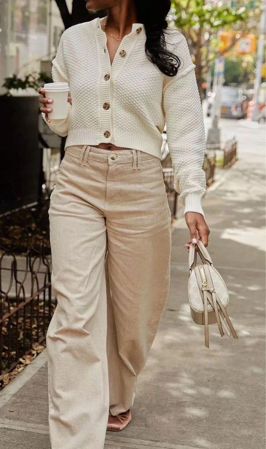 Lila Cropped Cardigan - Image 3