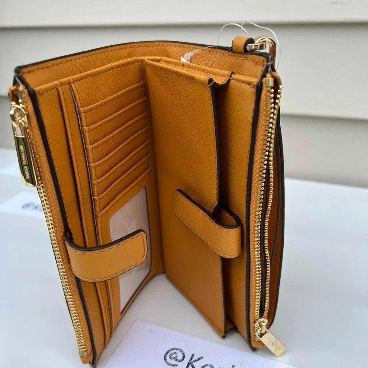Michael Kors Marigold Double Zip Phone Wallet - Image 5