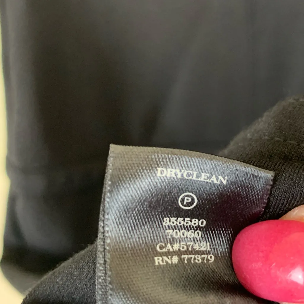 Ann Taylor Black Fit and Flare Short Sleeve Mini Dress Size Small - Image 8