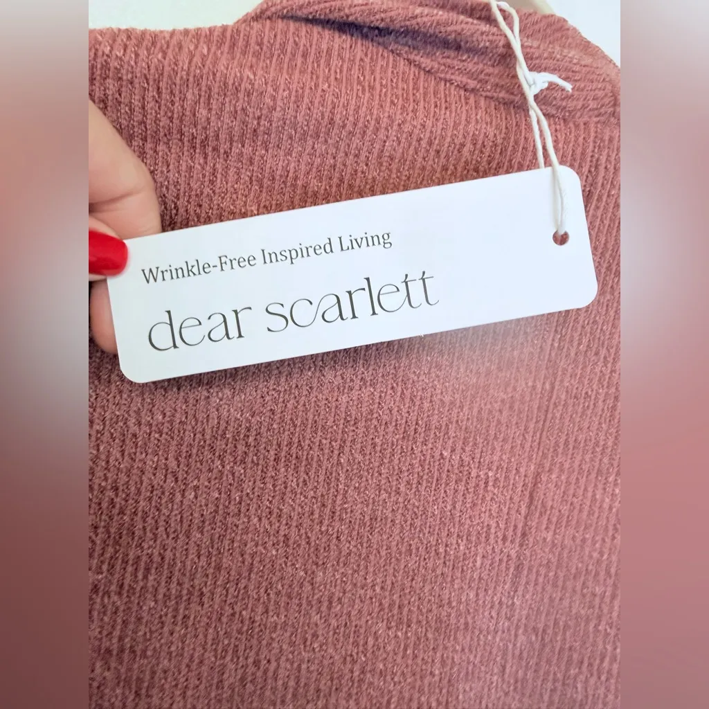 Dear Scarlett Boundless Travel Set Size M Mauve/Rose Color NWT Wrap Style Design Pink Size M - Image 5