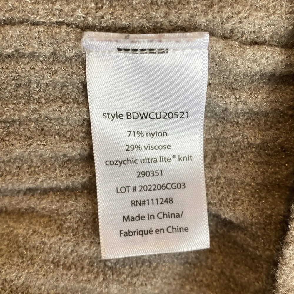 Barefoot Dreams CozyChic Ultra Lite Draped Shawl Collar Cardi and Tank set XL - Image 10