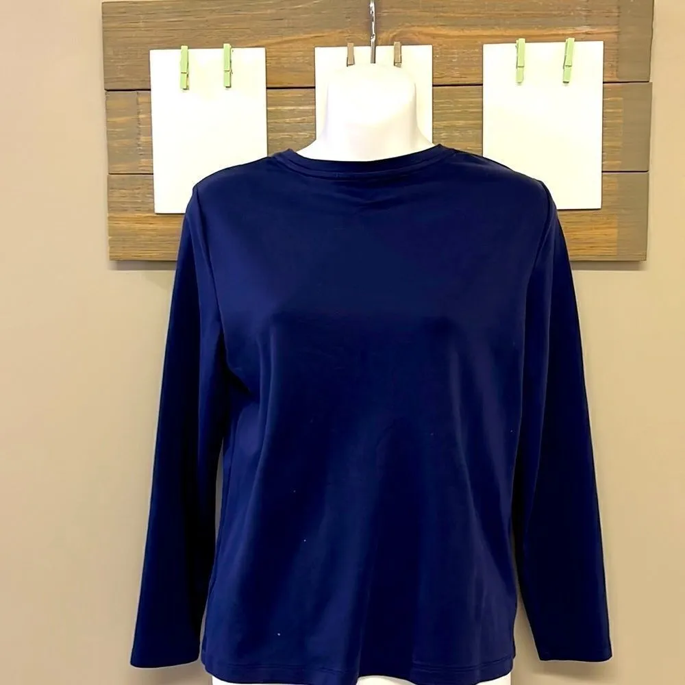 Isaac Mizrahi Live! Essential Pima Cotton Crewneck Knit Top - Image 5