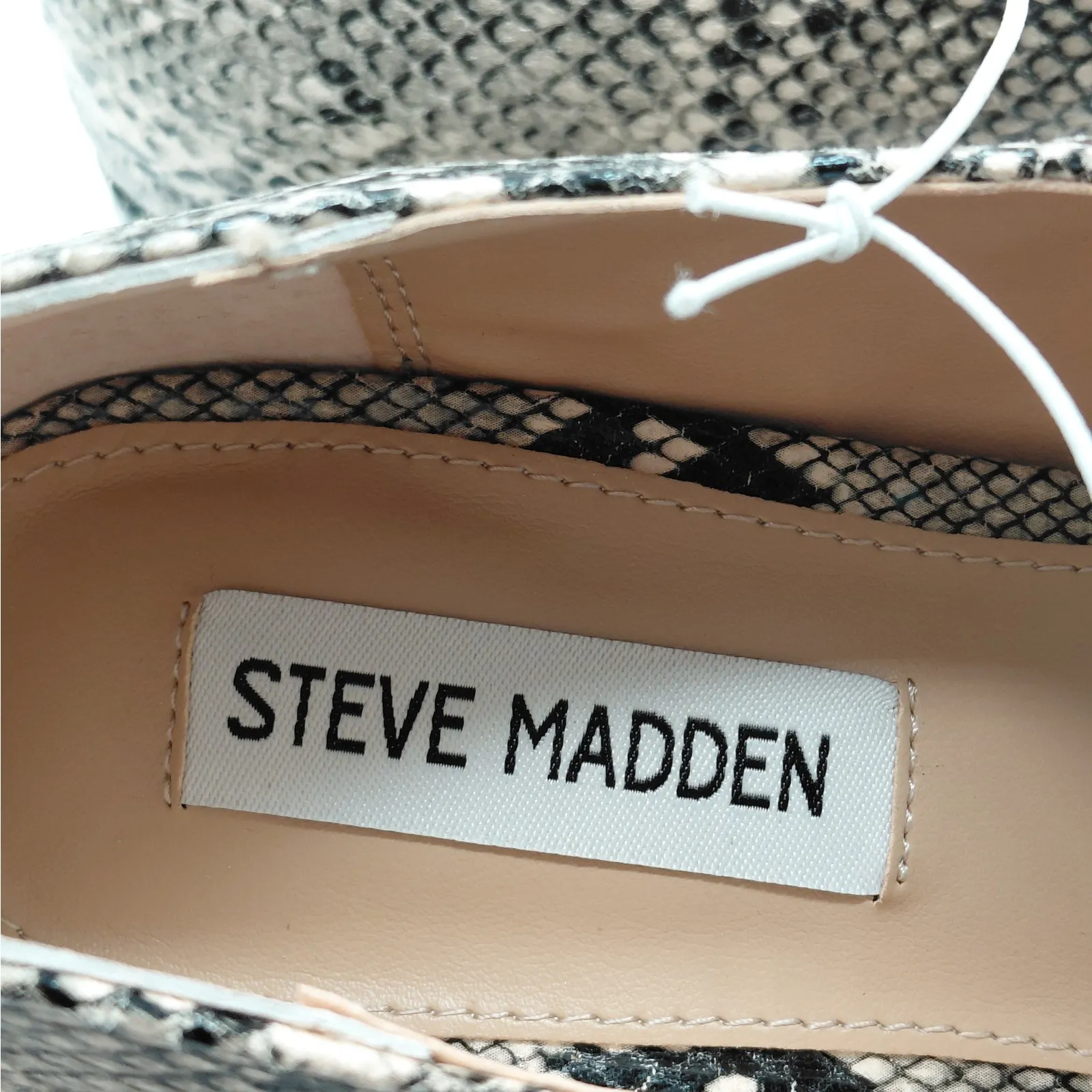 Steve Madden Jodee Womens Mary Jane Shoes Sz 7 Snake Print Academia School Girl - Image 6