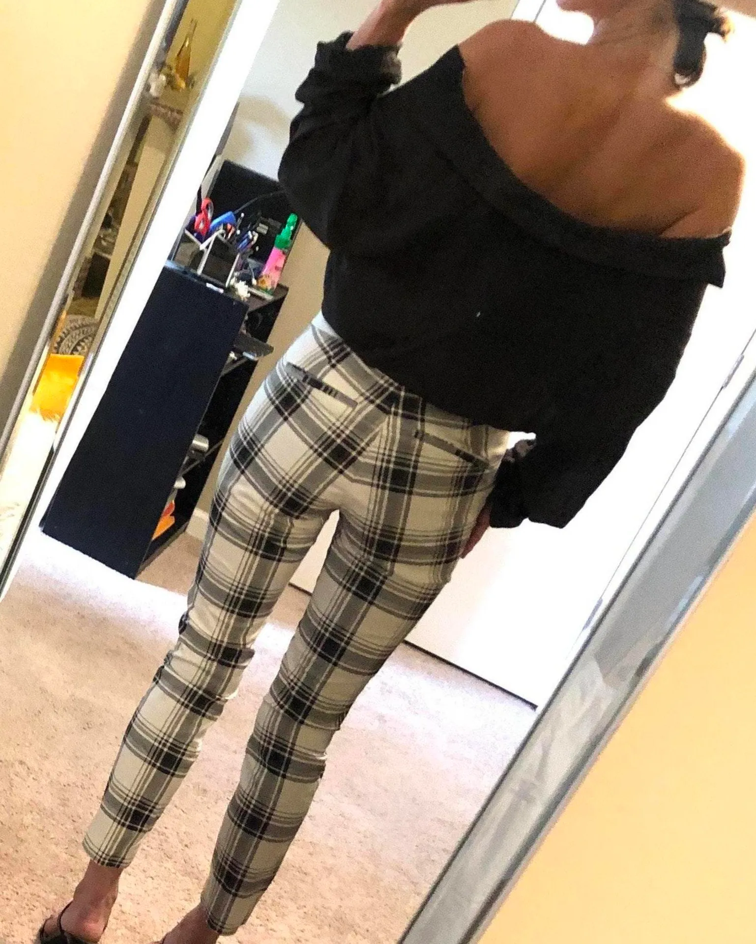 H&M Plaid Pants - Image 2