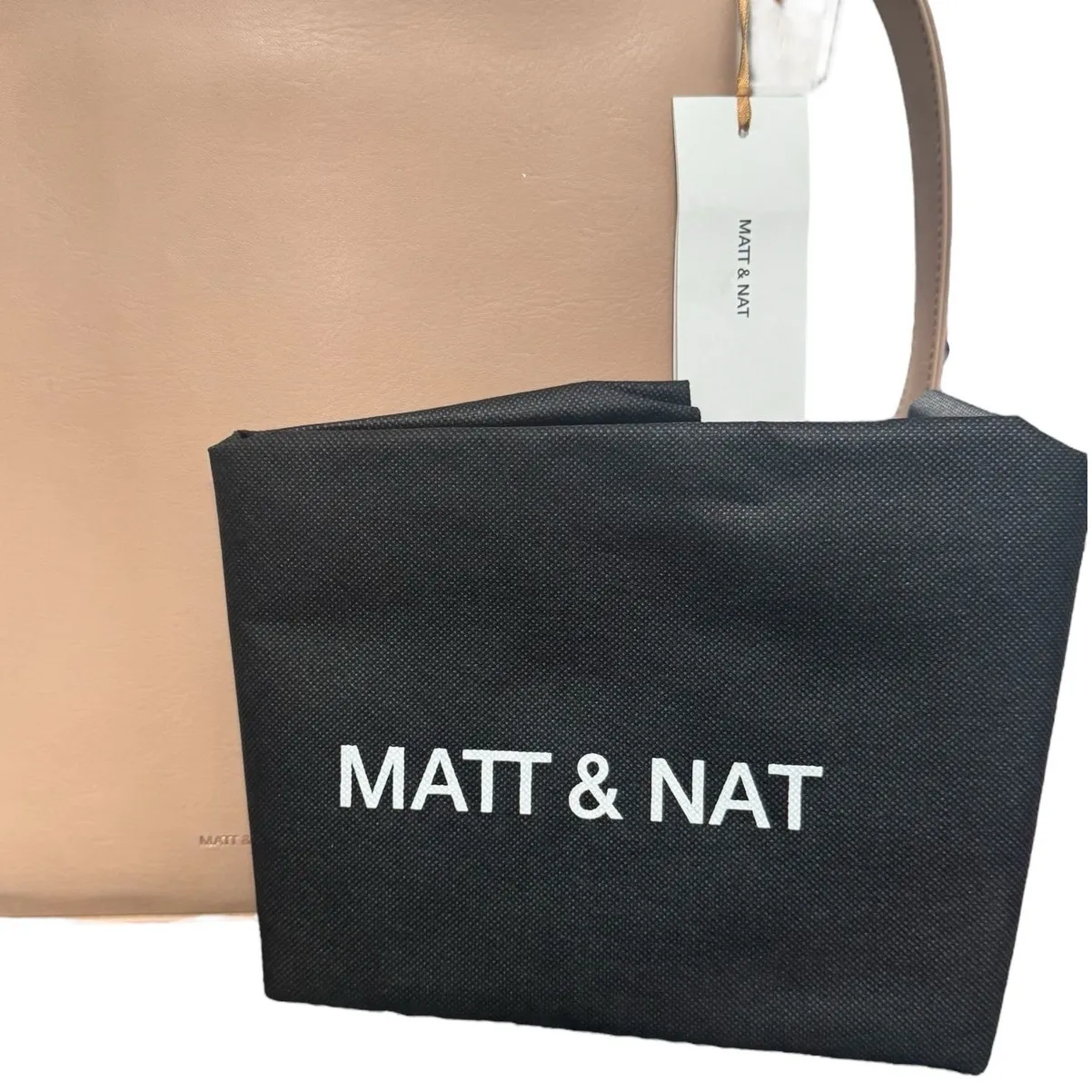 NWT! Matt & Nat Minty Vegan Leather Sustainable Messenger Bag in Frappe - Image 12