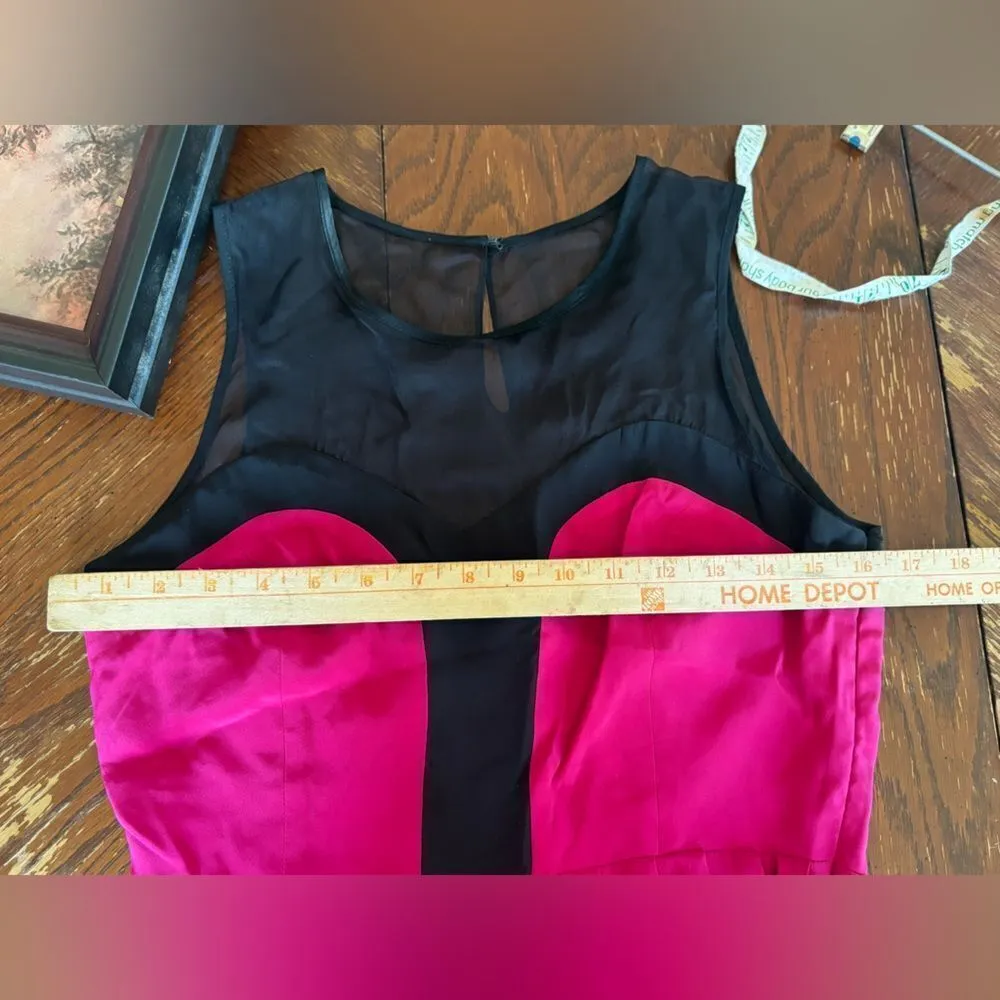 Parker pink and black dress - Image 9