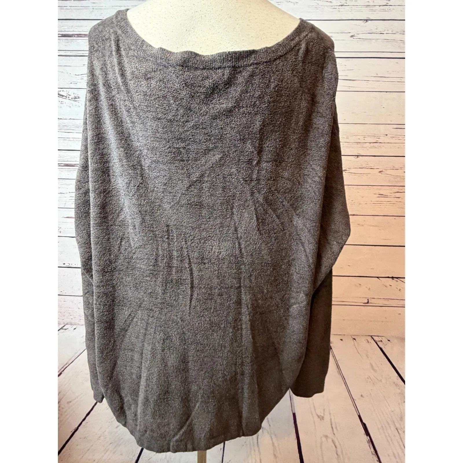 Barefoot Dreams Cozychic Ultra Lite Pullover Sweater sweatshirt plus size 2X XXL - Image 3