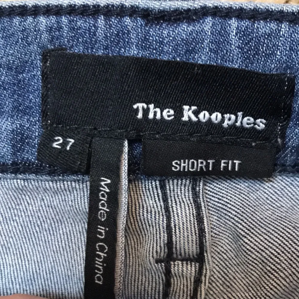 The Kooples Women's Short Fit Distressed Medium Wash Skinny Denim Jeans - Image 12