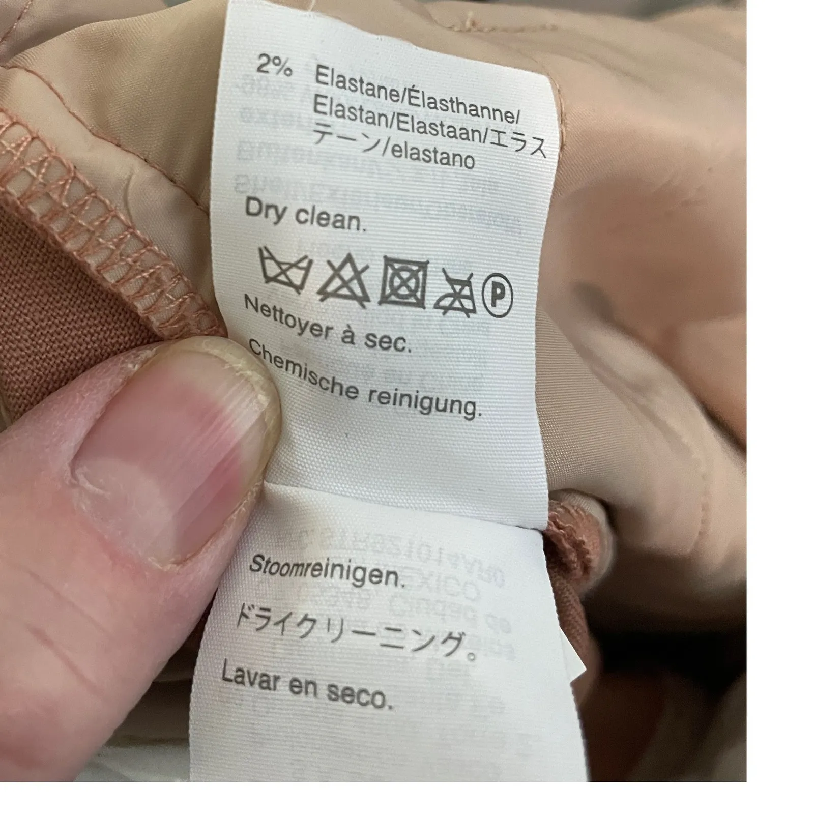 J Crew Collection Paperbag Waist Belted Trousers light Pink Size 2 - Image 9