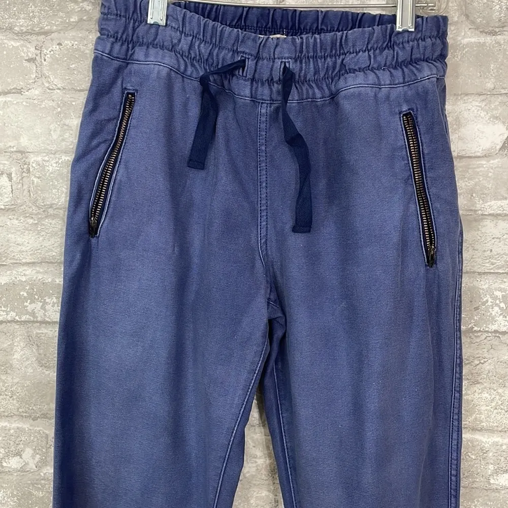 TNA Blue Denim Joggers Size 0 - Image 2