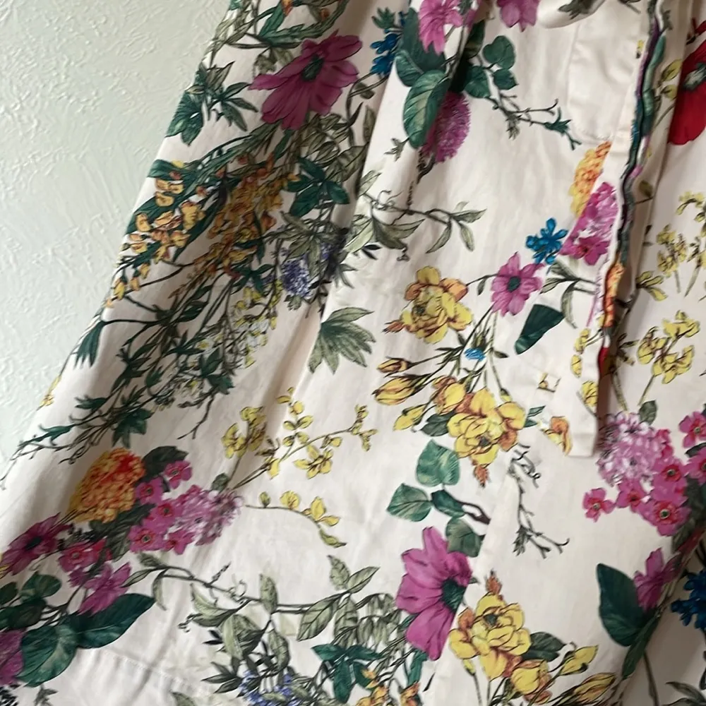 Carolina Belle Montreal beautiful floral paper bag cotton skirt - Image 4