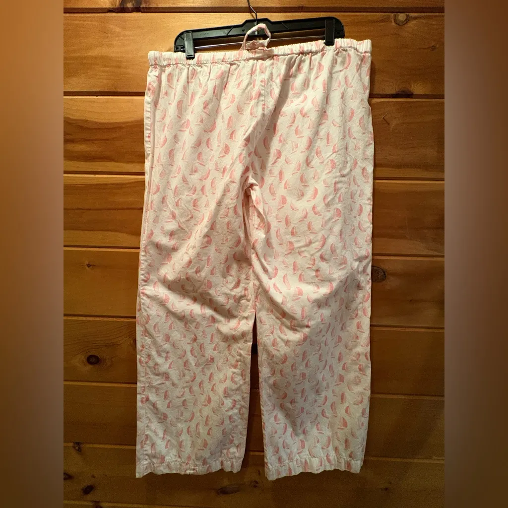 Vineyard Vines Pink and White Pajama Pants - Image 2