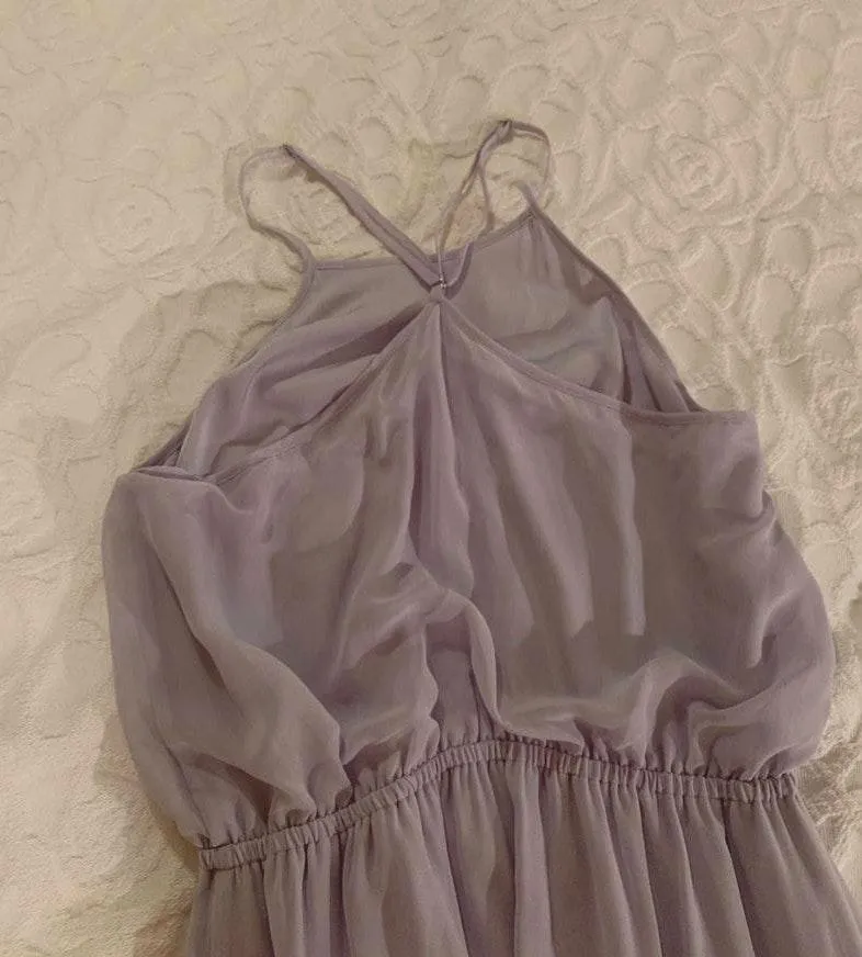 Gianni Bini Lavender Chiffon Maxi Dress - Image 3