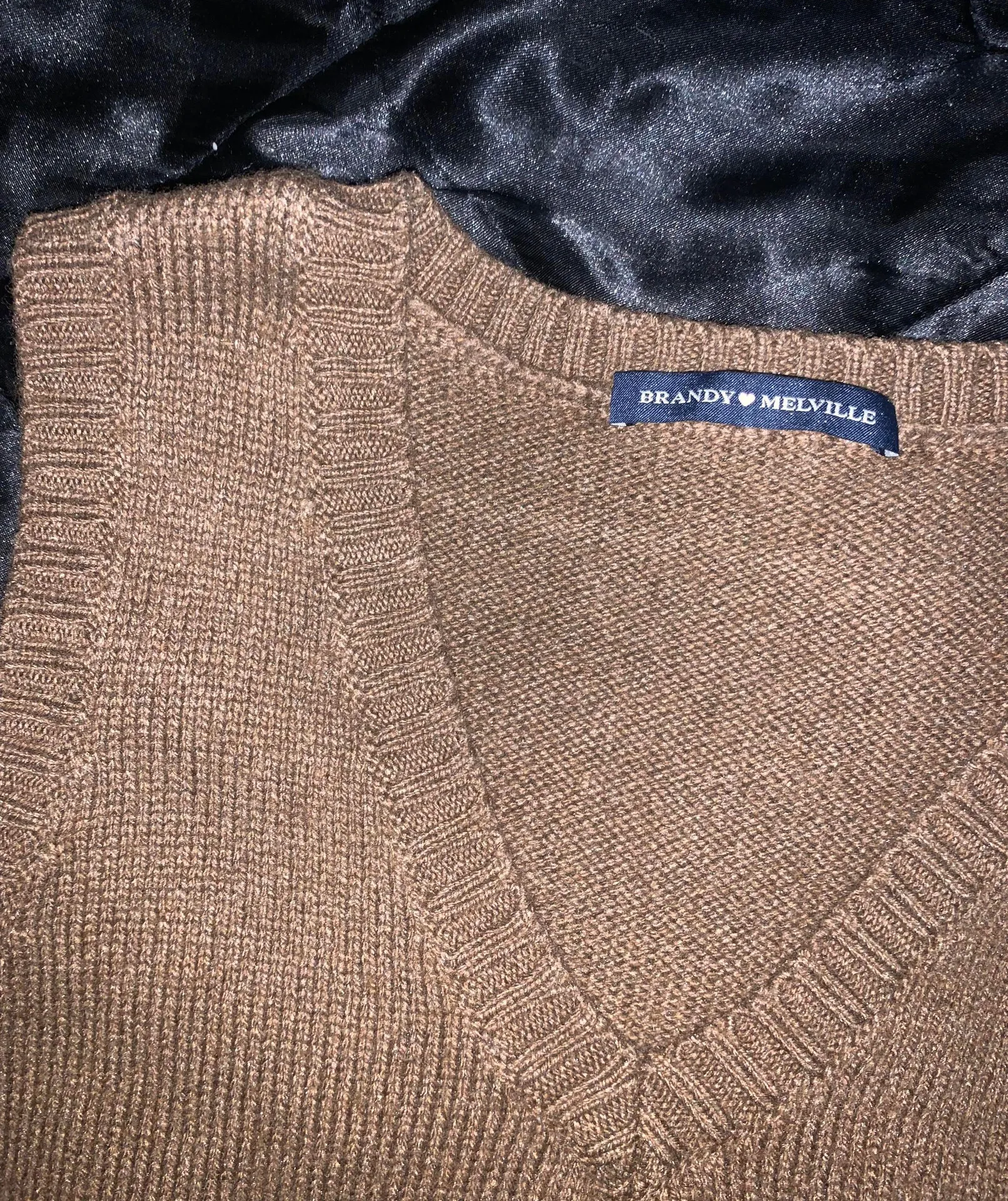 Brandy Melville Brown Sweater Vest - Image 2