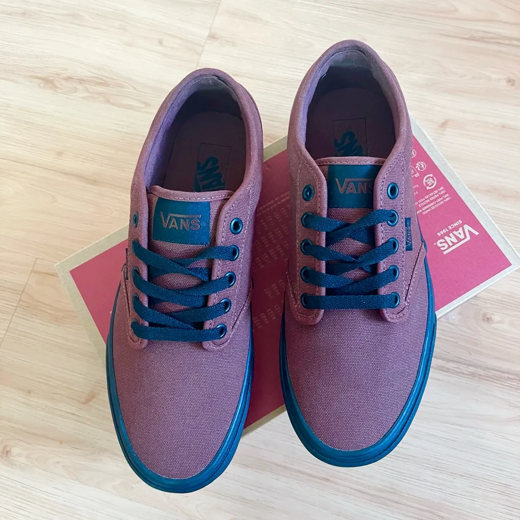 Vans Atwood Mixed Canvas Root Beer Mens 8.5 US Women 10.0 US - Image 4