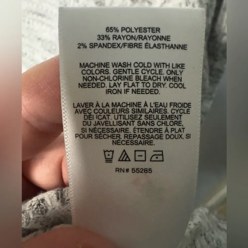 Express One Eleven Gray Thermal Long Sleeve Top size XL - Image 5