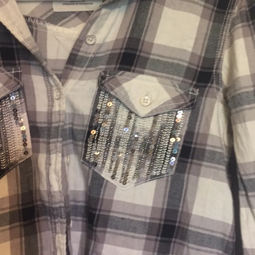 Mudd  sparkle button down - Image 2