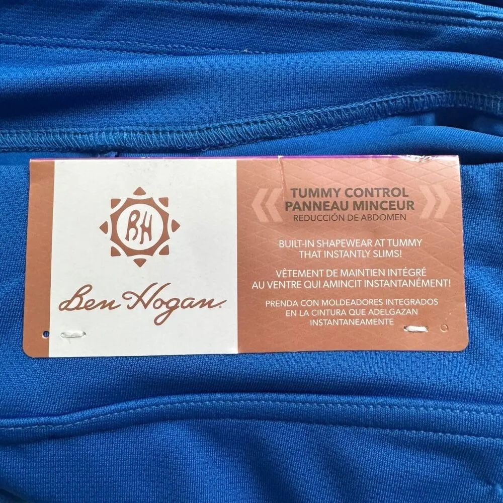 BEN HOGAN Solid Ventilated Skort Golf Tennis Athletic Princess Blue NWT Large - Image 7