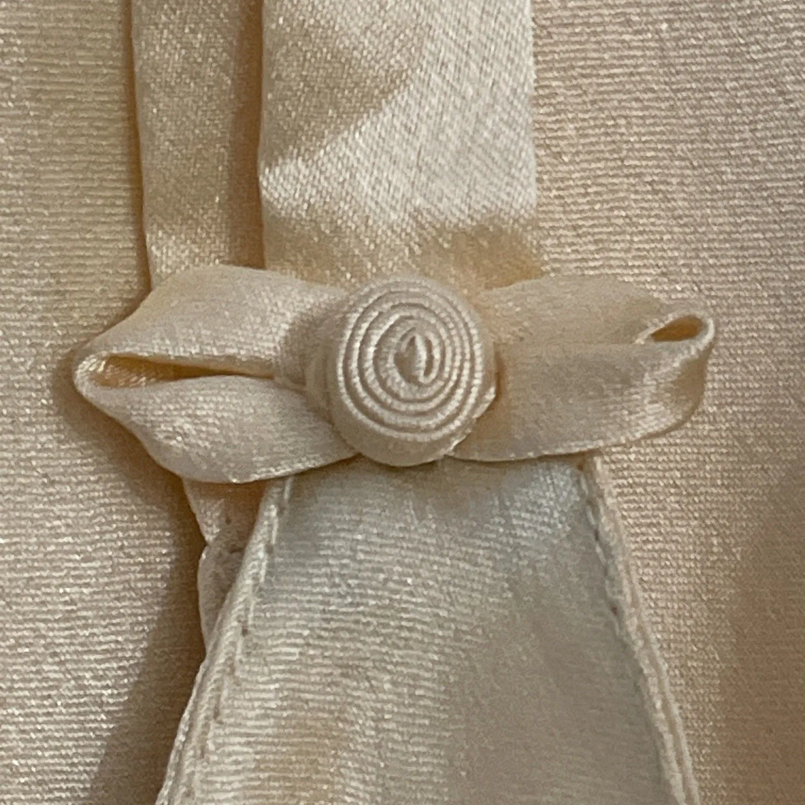 Christian Dior Vintage Cream Satin Nightgown Slip Dress Womens Size Medium? - Image 7