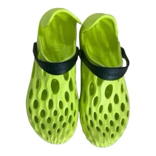 Merrell Women Hydro Moc Yellow/Green EVA Slip On Shoes Size 6 Rubber Sandals - Image 4