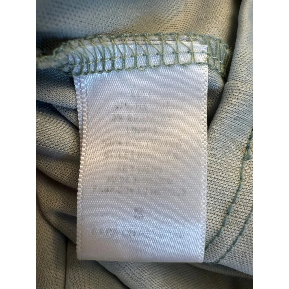 Altar’d State Women’s Green Smocked Mini Dress Size S Puff Sleeve Tiered Skirt - Image 5