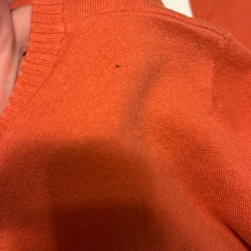 Bamboo Traders‎ Women Cardigan L Rust Bamboo Blend Button Front Capsule Knit Orange Size L - Image 4