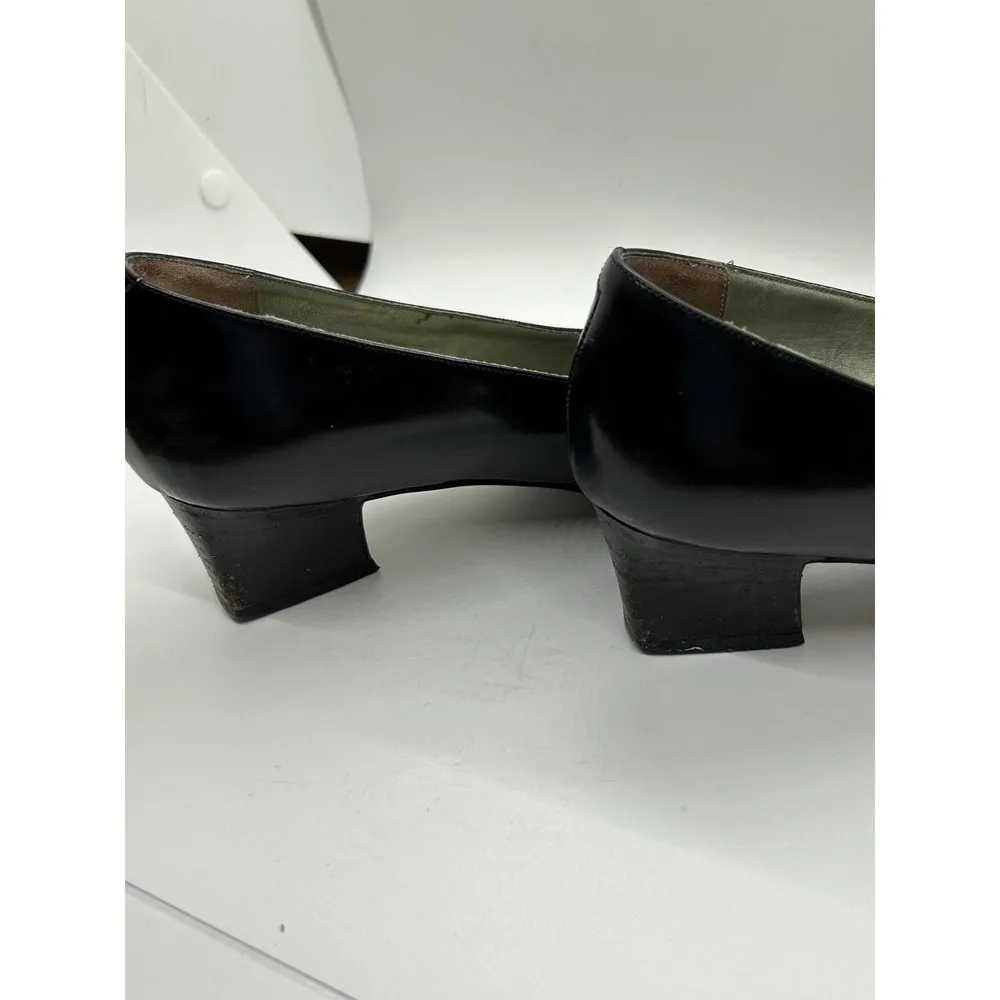 Van Eli Vintage Brown Block Heels Closed Toe Size 8M - Image 7