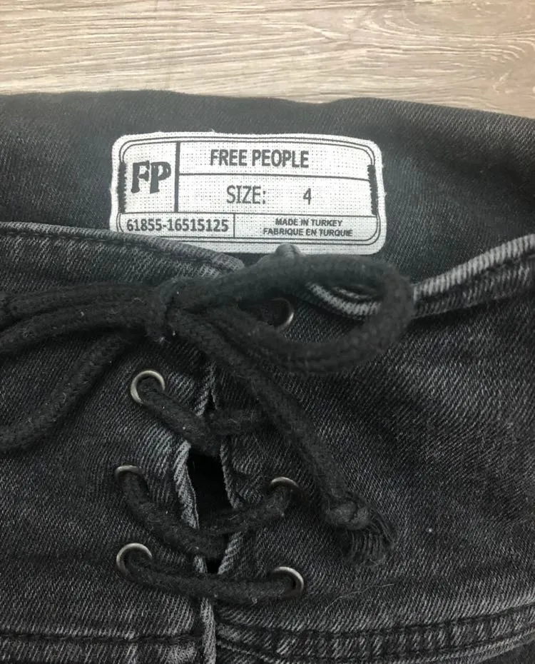 Modern Femme Lace Up Black Skirt - Image 5