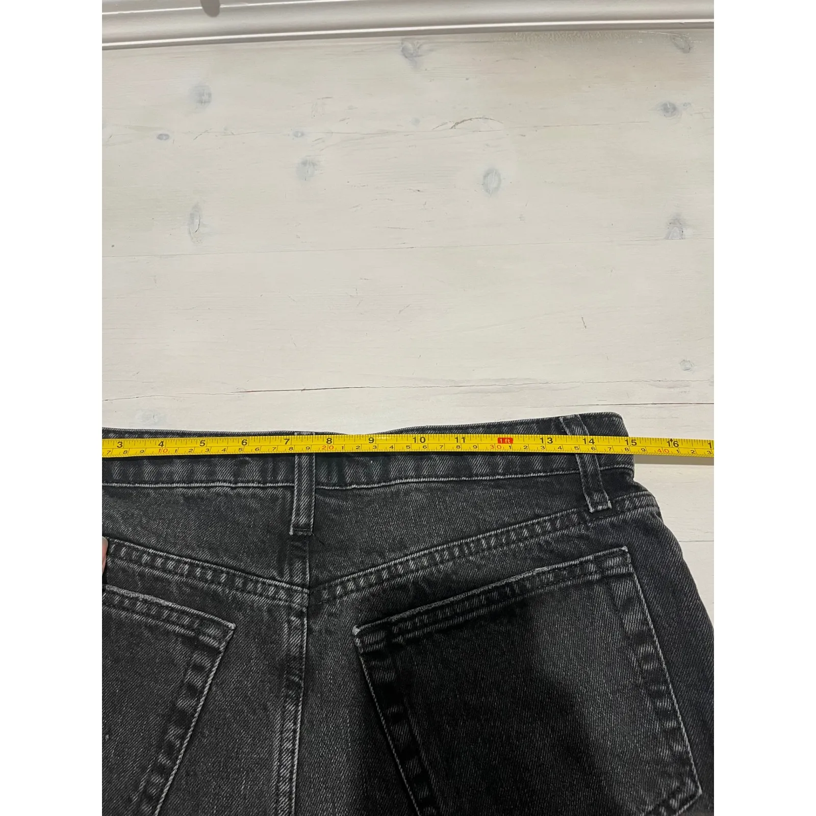 BDG Urban Outfitters Summer Cutoff Denim‎ Shorts Women's Size 27 Black - Image 5