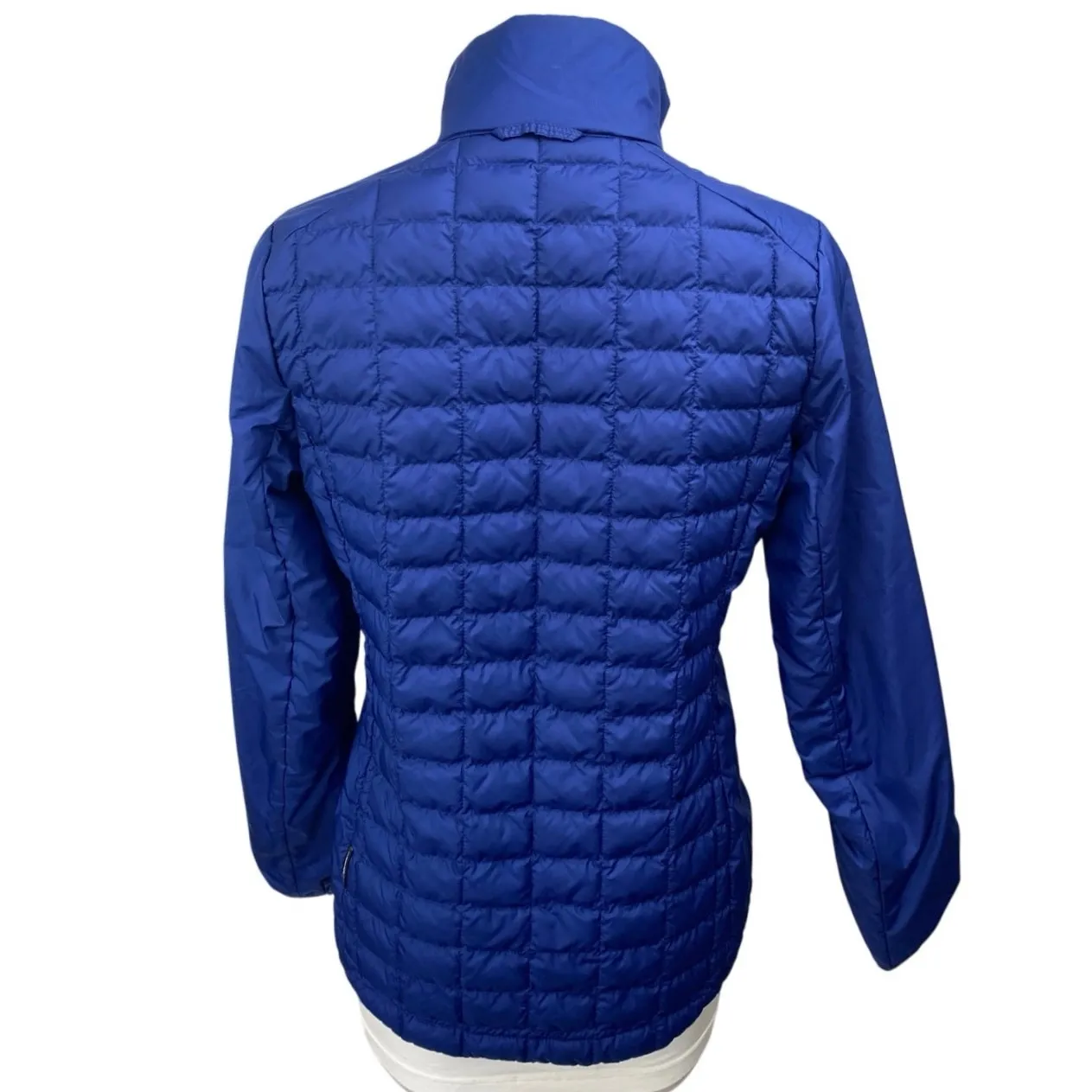 The North Face Thermoball Eco 2.0 Women's Blue Full zip Quilted Coat Jacket Sz S - Image 2