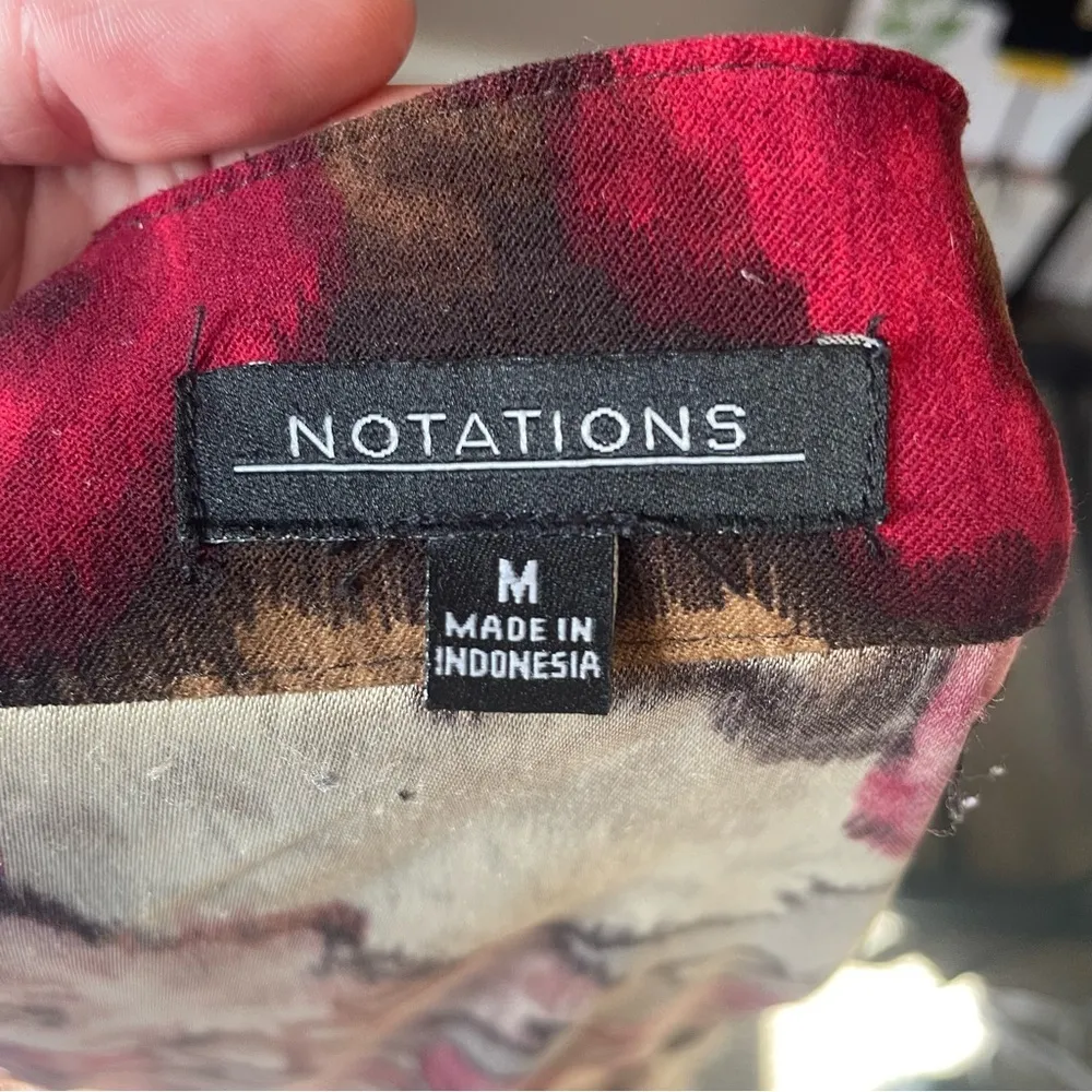 Notations  Floral Zip Jacket Vintage Style - Image 6