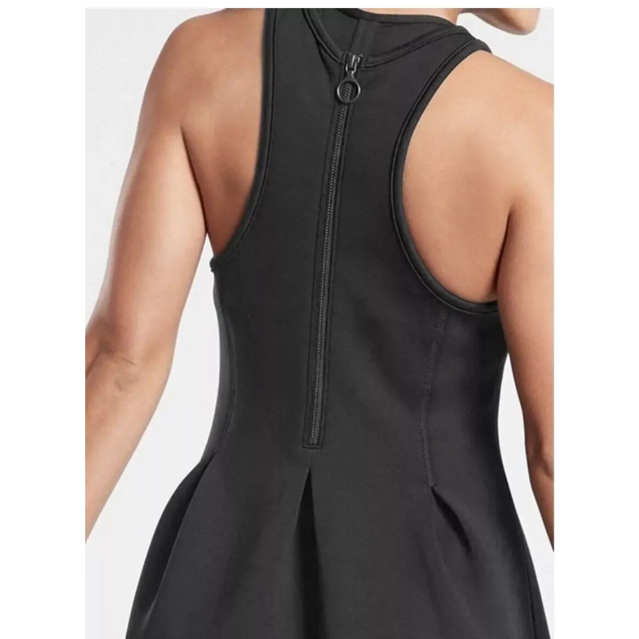 Athleta En Route‎ Luxe Black Stretch Scuba Dress Size Small - Image 2