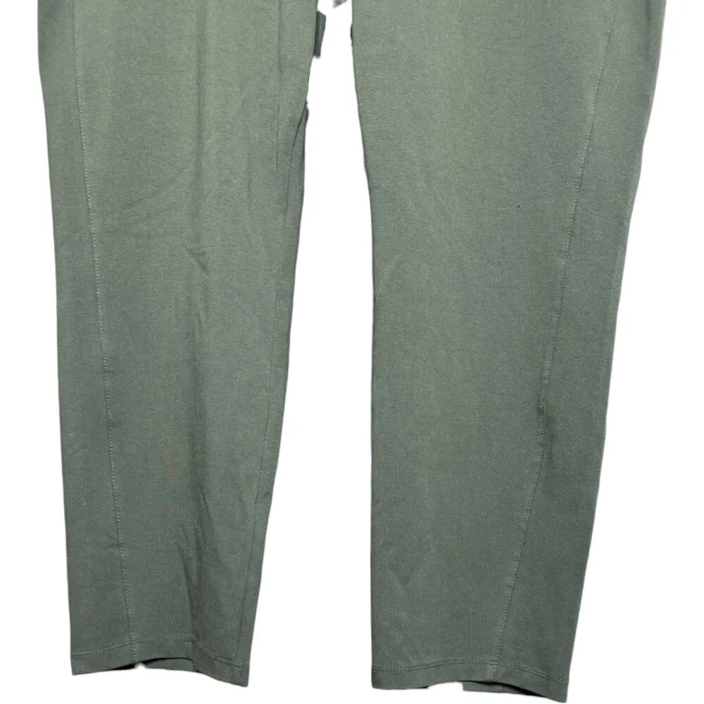 Susan Graver Weekend Premium Stretch Slim-Leg Ankle Pants Loden Green XL Petite - Image 6