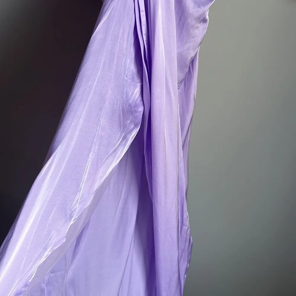 NEW YOUNG FABULOUS & BROKE Siren Maxi Lavender Dress - Image 8