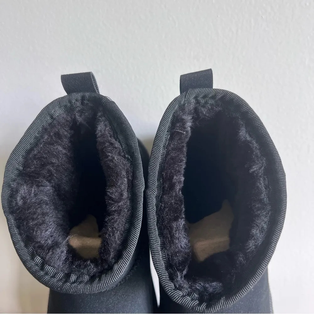 FASHION WEAR Sport Fur Lined Women's Ankle Boot Size 38 aka 7 #841 Black - Image 6