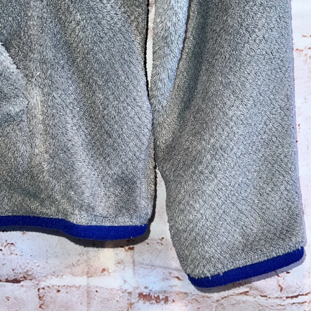 Patagonia  Sweater Womens XS Gray Blue Snap T Pullover Polar Tech Fleece Re tool - Image 4
