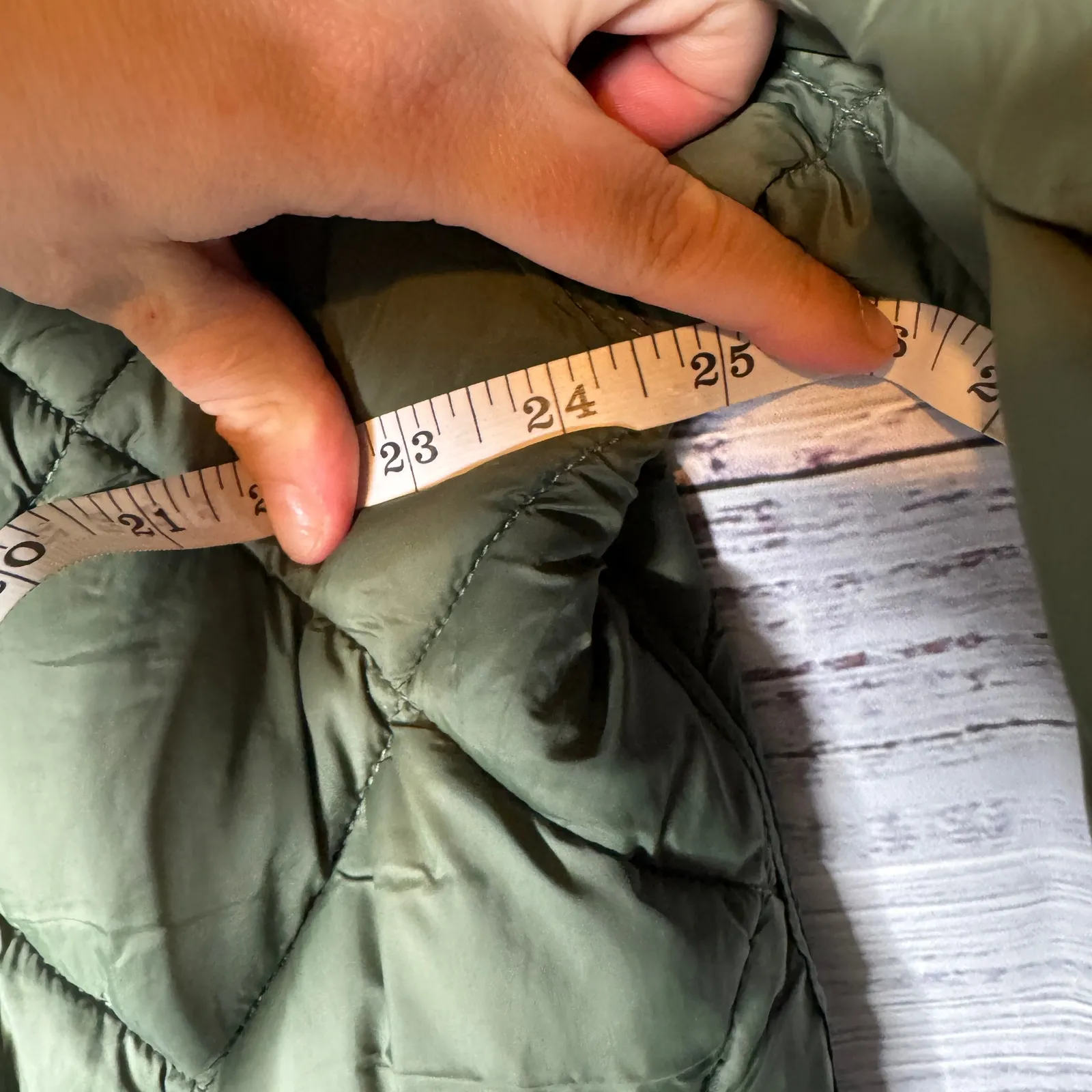 Calvin Klein Womens Reversible Barn Quilted Jacket Green XL - Image 4