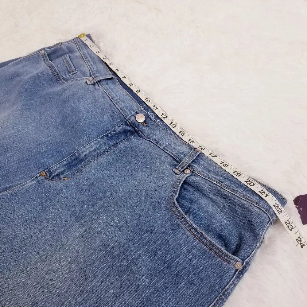 Gloria Vanderbilt Women Amanda Denim Short Skimmer Classic Rise - Image 5